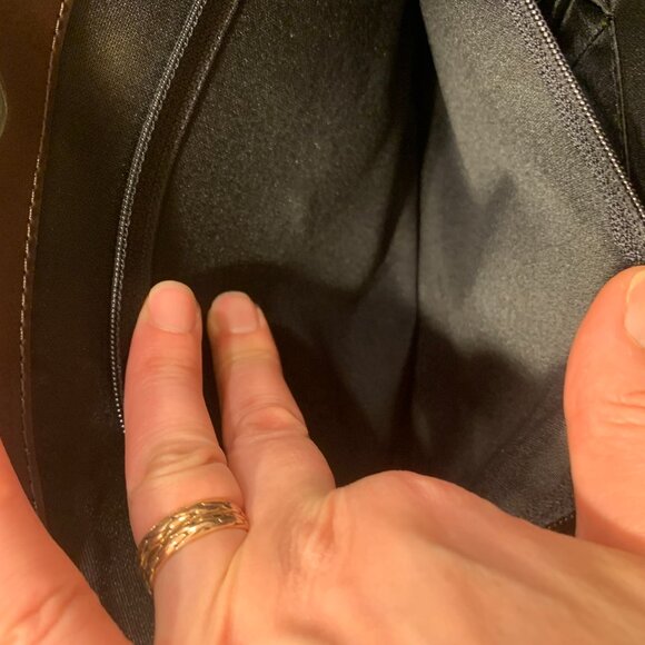 Hermes Like Suede Tote Bag - Picture 14 of 16